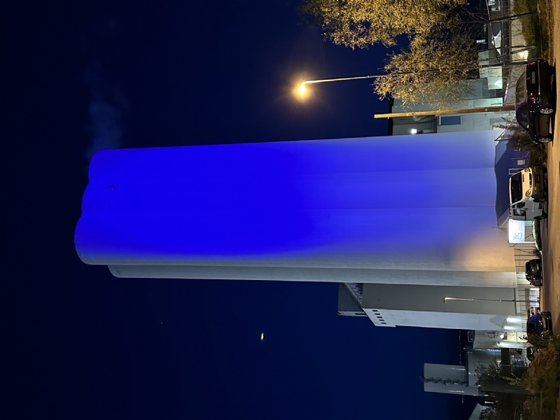 80 meter høy silo hos Skretting, Stavanger i Norge 2025 og 2026